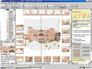 Software mit der Sie einzelne Bilder zu Panoram-Bildern zusammensetzen k�nnen