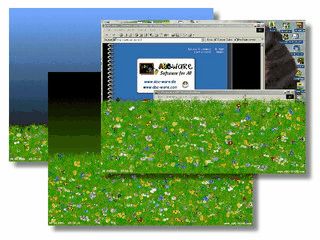 Flower Power l�sst farbenfrohe Blumenwiesen auf Ihrem Desktop erbl�hen.