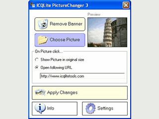Kleines Tool um die Werbung  in ICQ 5 durch ein eigenes Bild zu ersetzen.