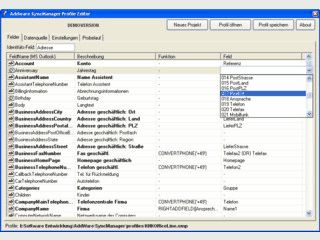 Synchronisiert Kunden- oder andere Adressdaten mit Outlook Kontakt-Ordnern.