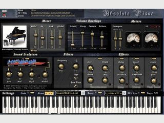 Virtuelles Klavier als Stand-alone und VST Plugin.