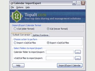 Im- und Export von Kalenderdaten f�r Microsoft Outlook