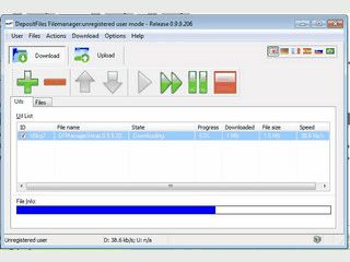 Download und Upload-Client f�r Depositfiles.com.