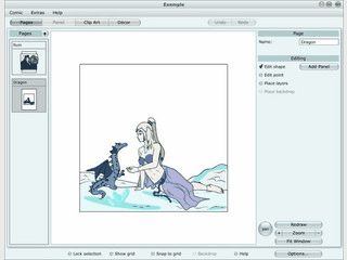 Vektorgrafik-Software mit der Sie Mangas und Comics zeichnen knnen.