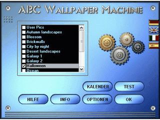 Bildergenerator, Desktop-Kalender und Wallpaper-Manager in einem Programm.