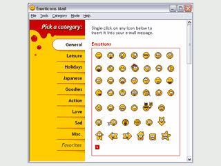 Setzt schnell grafische und animierte Smileys in Ihre Outlook Email Messages ein