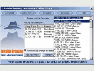 IP Masking und weitere Browser Sicherheits-Tools mit PopUp Blocker.