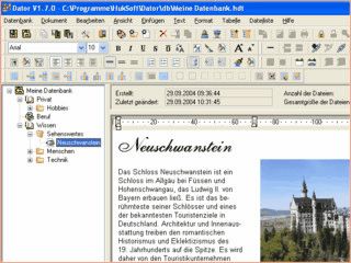 Verwaltung beliebiger Daten in einer Explorer-�hnlichen Oberfl�che.