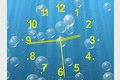Underwater Clock Bubbles Screensaver 1.24