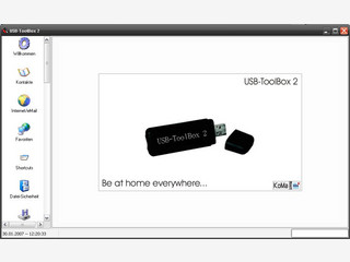 Tool-Sammlung mit verschiedenen Funktionen fr den USB Stick.