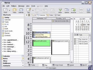 Software fr eMails, Notizen und Kontakte sowie vollstndigem Kalender