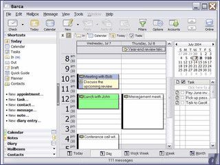 Software fr eMails, Notizen und Kontakte sowie vollstndigem Kalender