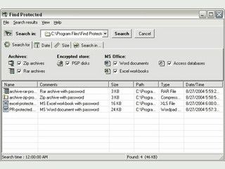 Tool zur Suche nach passwortverschlsselten Dateien