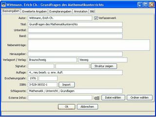 Bibliothekssoftware  bzw. Literaturverwaltung mit Ausleihverwaltung