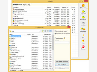 ZipEx ist ein kinderleicht zu bedienendes Packprogramm fr Windows.