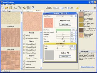 Tolle Software zur Erstellung von Texturen aus dem Material Holz.