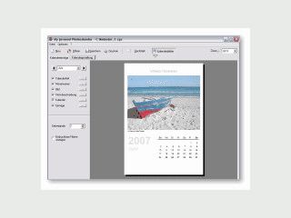Mit diesem Programm kreieren Sie Ihre persnlichen Foto-Jahreskalender.