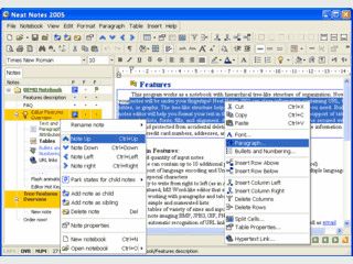 Umfangreiches Programm zur Ablage von strukturierten Texten. Gute Textfunktionen