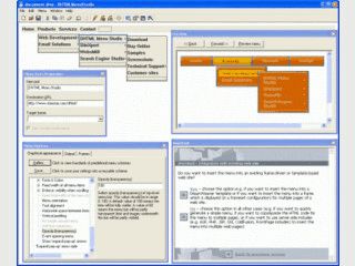 Gutes Tool zum Erstellen von DHTML Mens fr Ihre Webseiten