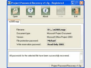 Passwort-Entschlsselung fr MS Project Dateien