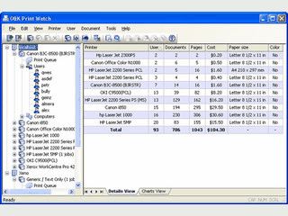 Tool zur Verwaltung von Druckern und Druckauftrgen in Netzwerken.