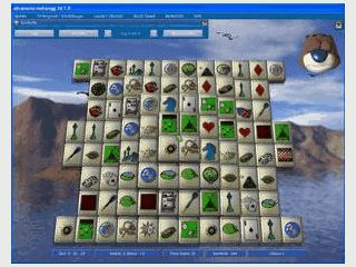 3D Mahjongg mit vielen Steinstzen, Layouts, Editor usw.