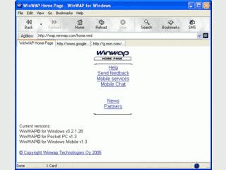 WAP Browser zur Darstellung von WAP-Seiten auf Windows Systemen