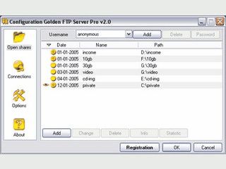Einfach zu bedienender FTP Server fr Windows