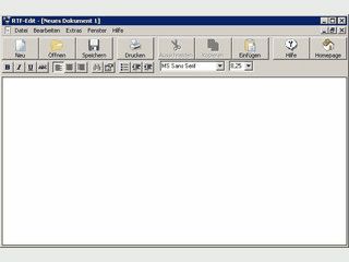 Einfacher Text-Editor fr Dateien im RichTextFormat RTF