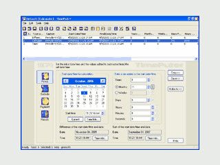 TimePuter - ein Zeit/Datum-Rechenprogramm mit vielen verbundenen Eigenschaften.