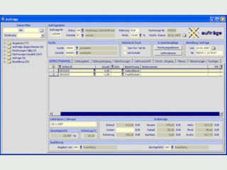 dataxes Auftrag ist eine komfortable Software zur Auftragsverwaltung.