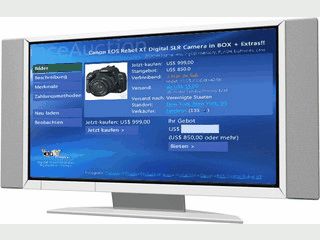 Das Tool ermglicht die Benutzung von eBay ber Windows XP Media Center