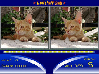 Finden Sie die fnf Unterschiede zwischen rechtem und linken Bild