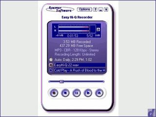 Sound-Recorder der zahlreiche verschiedene Formate anbietet.