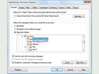Automatische Verwaltung von Anhngen in ein- und ausgehender Mail in Outlook.