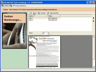 PDF Dateien in einzelne Seiten aufsplitten oder PDF Dateien zusammenfgen