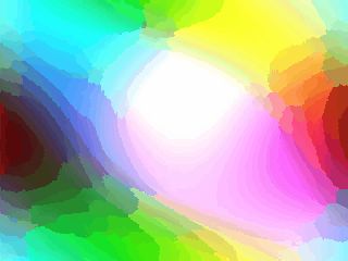 Bunte Farben mit weichen bergngen als Bildschirmschoner