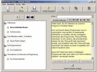 Editor zum Erstellen von Windows Hilfedateien
