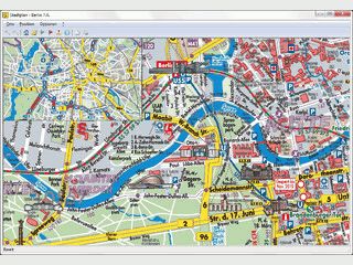 Stadtplan fr Windows mit schneller, straenabschnittsgenauer Suche und GPS