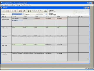 Personal-Einsatzplaner fr Dienstleistungsunternehmen.