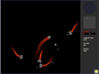 Spaceshooter der ein wenig an Asteroids erinnert