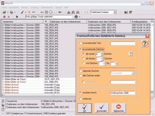 Tool zum komfortablen Umbenennen von mehreren Dateien gleichzeitig