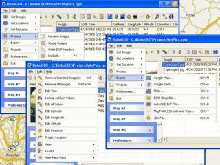 Geografische Informationen wie Lngen- und Breitengrad Im EXIF Header speichern