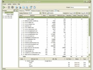 Tool zur berwachung und Auswertung von eingehenden Links zu Ihrer Webseite