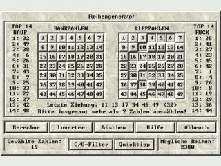 Zahlengeneratoren, Scheindruck, Statistiken und Auswertungen fr D, A und CH.