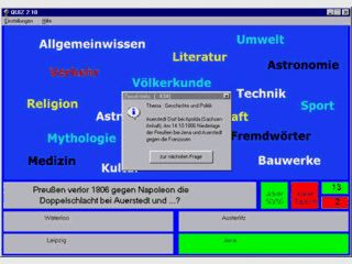 Mit Quiz knnen spielerisch Ihr Allgemeinwissen testen.