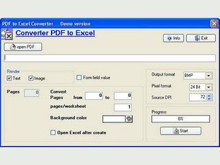 Konvertiert PDF Dokumente in das MS Excel Format