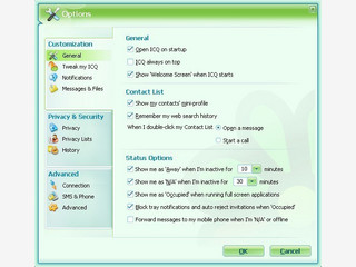 ICQ ist ein weit verbreitetes Programm, um mit anderen Teilnehmern zu chatten.