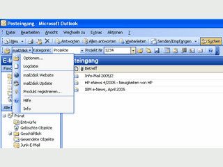 Add-On fr MS Outlook zur Speicherung bzw. Archivierung von Emails.