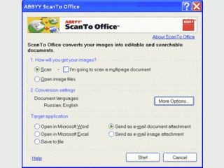 Dokumente mit einem Mausklick scannen und als Office Dokument speichern.